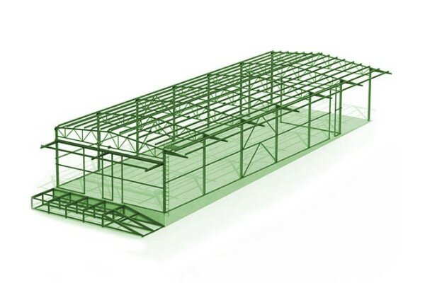 Проект склада зерна 15x36